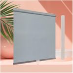 Delmeden Karartma Stor Perde %99 Işık Engelleyici Pencere Panjurları Kapılar ve Pencereler için Geçici Güneşlik Gri 150x100 cm (59x39 inç) Kolay Kurulum Gizlilik için Mükemmel