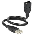 DeLock 83498 Siyah 2.0 A-A USB Kablo