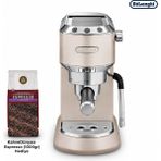 DeLonghi Bej Tezgah Üstü Manuel Kahve Makinesi, Hızlı Isınan Yapı, Yoğun Espresso Aroması ve Kolay Fincan Kullanımı Sütlü Içecekler, Yoğun Espresso ve Keyifli Kahve Sunumları Için - 149x330x305