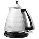Delonghi Brillante 1,7 Lt Su Isıtıcı - Paslanmaz Çelik Gövde, Otomatik Kapanma Özelliği, Hızlı Isıtma, 360° Dönebilir Taban, Beyaz Renk