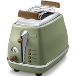Delonghi CTOV2103 Icona 900 W 3 Programlı 2 Dilim Hazneli Ekmek Kızartma Makinası Yeşil