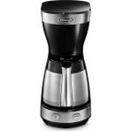 DeLonghi ICM16710 Filtre Kahve Makinesi 1 lt Kapasite Ahşap Renkli Plastik Malzeme Özellikleriyle
