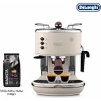 DeLonghi Klasik Bej Renkli Tezgah Üstü Espresso Makinesi, 15 Bar Basınçlı Süt Köpürtme Deneyimi ve Dekoratif Mutfak Stili Kompakt Mutfaklarda Güçlü Performans ve Kolay Temizlik Avantajıyla - 260x290x315 mm