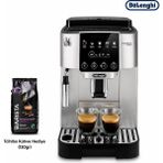 DeLonghi Kompakt Gümüş Siyah Espresso Makinesi, Güçlü Basınç, Pratik Sütlü Içecek Hazırlama, Hızlı Kullanım ve Ev Tipi Mutfak Düzenine Uyumlu Yapı Hızlı Hazırlık, Yoğun Aroma ve Günlük Kullanım Rahatlığıyla - 24 cm x 44 cm x 35 cm