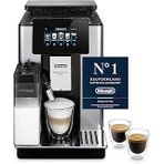 De'longhi Primadonna Soul Perfetto Ecam 612.55.Sb Tam Otomatik Kahve Makinesi, Lattecrema Süt Sistemi Bean Adapt Teknolojisi, Tarif (Türkçe Olmayabilir), Renkli Ekran Uygulaması Kontrolü,