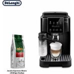 DeLonghi Siyah Sütlü Içecek Odaklı Tam Otomatik Kahve Makinesi, Taze Çekirdek Aroması, Dokunmatik Kullanım ve Kompakt Mutfak Performansı Pratik Kullanım, Kolay Temizlik ve Kompakt Mutfak Uyumuyla - 24 cm x 24 cm x 35 cm