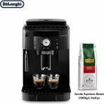 DeLonghi Tam Otomatik Siyah Espresso ve Kahve Makinesi, Güçlü Basınç Sistemi, Süt Köpürtücülü Pratik Kullanım ve Günlük Mutfak Için Hızlı Içecek Hazırlama Deneyimi - 24 cm x 43 cm x 35 cm