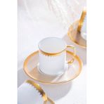 Delora 6 Kişilik Kahve Fincan Takımı - 90 ml - Renkli