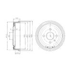 Delphi BF151 Arka Fren Kampanası Opel Astra Kadett 09 79-01 00 568058