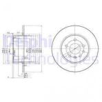 Delphi BG3274 Arka 5 Fren Diski