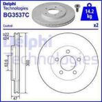 Delphi BG3537C Ön Fren Diski