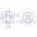 Delphi BG3974 Arka Fren Diski