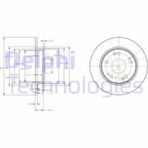 Delphi BG4118C Arka Fren Diski