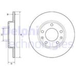 Delphi BG4670C Arka P308 Fren Diski