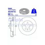 Delphi BG4973C Arka Cıftlı Fren Diski