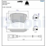 Delphı Fren Balatası Arka 116Mm T5 03-