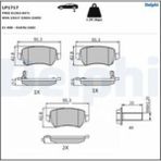 Delphi Fren Balatası Arka (95MM) Astra G Astra H Corsa C 98-