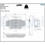 Delphi Fren Balatası On (100MM) Logan Clıo I-Iı Megane I 07-
