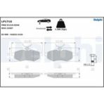 Delphi Fren Balatası On (122MM) C3 03-