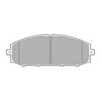 Delphi Lp1305 Fren Balatası Ön Nissan Patrol 10 97 41060-vb290