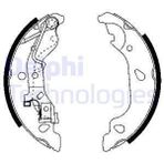 Delphi LS1859 Arka Fren Balatası