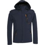 Delpino Erkek Su ve Rüzgar Geçirmez Softshell Mont - XL - Lacivert