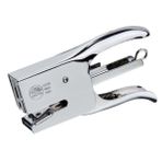 Delta 1 Adet Gümüş Küçük Boy Pens Tipi Çelik Zımba Makinesi 107 Düz Desen