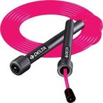 Delta 10 Adet Uzunluk Ayarlı Özel Saklama Kabında Fuşya Atlama İpi