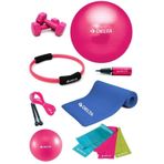 Delta 10 mm Deluxe Minderli 55 cm Pfs Full Pilates Seti