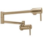 Delta 1165LF modern duvar askısı Double Griff pot Filler musluk Dual Swing J, 1165LF-CZ