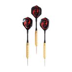 Delta 24 Gr. Dart Oku 3 Lü Set - Çelik Uç + Pirinç Gövde + Renkli Kanat - Dart Oku Seti