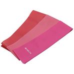 Delta 3 'lü Pilates Bandı Egzersiz Direnç Lastiği,A.Pembe - Fuşya - Kırmızı,120 x 7,5 Cm