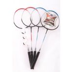 Delta 4 Adet Badminton Raketi İle 3 Adet Badminton Topu Ve Deluxe Badminton Çantası Dörtlü Grup Seti
