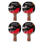 Delta 4 Adet ITTF Onaylı Masa Tenisi Raketi
