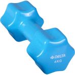 Delta 4 kg Pvc Dambıl Ağırlık ( 1 Adet ) - Mavi - 1 x 4 kg