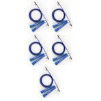 Delta 5 Adet Crossfit Speed Jump Rope Çelik Telli Hızlı Mavi Atlama İpi