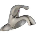 Delta 520-Ssmpu DST Classic tek kulplu Centerset Toilette musluk, paslanmaz çelik
