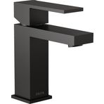 Delta 567LF-BLGPM-PP Mat Siyah Faucet Modern Tek Delikli Banyo Bataryası
