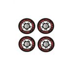Delta 72 Mm Silikon Tekerlek Ve Rulmanlı 4 Adet Paten Tekerleği Seti 72mm
