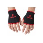 Delta Boks Eldiveni İçliği - Hand 5 - Siyah&Kırmızı -Boks-Fitness-Crossfit,Siyah-Kırmızı S