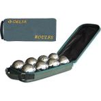 Delta Çantalı Metal Bocce Seti 8 Toplu Spor Yarışmaları İçin Uygun Hafif ve Taşınabilir Set