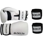 Delta Challenger Beyaz Dura-Strong Boks Eldiveni + Boks El Bandajı Seti