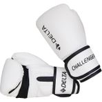 Delta Challenger Dura-Strong Beyaz-Siyah Boks Eldiveni - Beyaz - Siyah - 8 oz