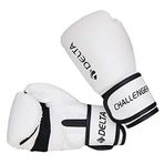 Delta Challenger Dura-Strong Boks Eldiveni,Beyaz,8 Oz