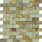 Delta Doğal Taş Miks Traverten Patlatma 2,3x4,8cm