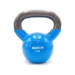 Delta Elite Ktl Çaydanlık Tipi Demir Dambıl - Kettlebell (Kulplu Ağırlık), Mavi, 5 kg