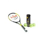 Delta Fallo 27 Inc L2 Grip Yetiskin Tenis Raketi + Cantasi + Vakumlu Tup 3 Adet Tenis Mac Topu Seti
