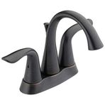 Delta Faucet Lahara Bronz Banyo Musluk Merkezi Set Banyo Musluk Elmas Seal Teknolojisi Metal Gider Montajı Venedik Bronz 2538-RBMPU-DST