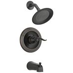 Delta Faucet Windemere 14 Serisi Küvet ve Duş Seti, Yağlı Bronz, BT14496-OB (Valf Dahil Değil)