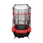 Delta Fileli Korumalı 140 CM Çocuk Trambolini 55 İnç kirmizi